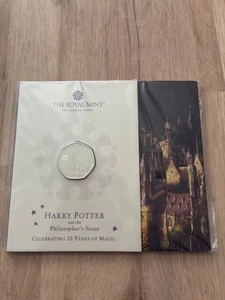 2023 Hogwarts School Harry Potter 50p Fifty Pence Coin BU Royal Mint Pack BU5 - Picture 1 of 3