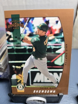 Donruss Team Heroes Showdown Bronze 2005/100 Eric Chávez #227 A's Foto 1 de 2