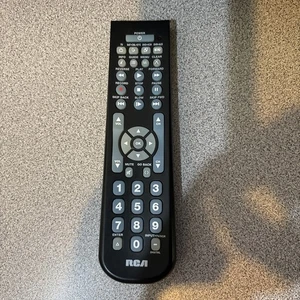 RCA Remote Control TV VCR DVD RCR4383NR Universal Remote Black - Picture 1 of 4