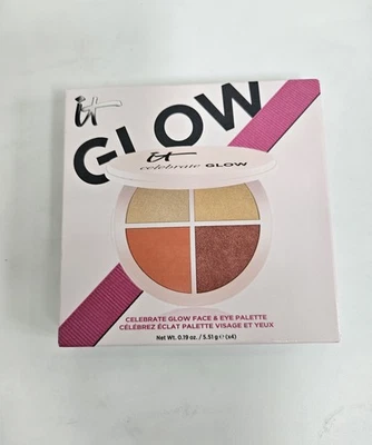 it Cosmetics CELEBRATE Glow Face & Eye Palette Blush & Highlighter New Boxed  - Image 1 of 4