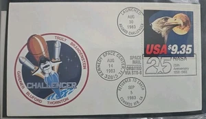 Lanzamiento de portada del primer día del 25 aniversario de la NASA Y estampado de regreso a la Tierra - Imagen 1 de 1