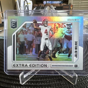 2025 Donruss Elite Jalen Milroe Silver Extra Edition Rookie /799 Seahawks, Bama - Picture 1 of 2