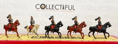 GRAN Bretaña - #138 - coraceros - juego de 5 soldados de plomo montados - ejército francés 🔥 Foto 1 de 4