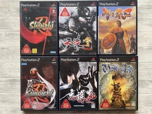 SONY PS2 Shinobi & Kunoichi & Tenchu 3 Kurenai & Argos Warrior & The Mark Of Kri - Picture 1 of 14