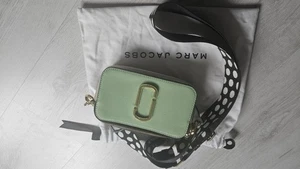 Marc Jacobs Umhängetasche Mintgrün Blau Beige, Umhängegurt mit Punkten - Bild 1 von 12