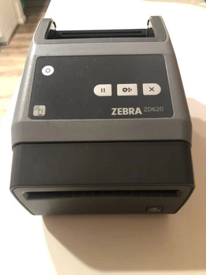 Zebra ZD620 Direct Thermal Barcode Label Printer w/Cutter USB/LAN/BT - Tested - Image 1 of 4