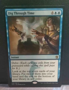 Dig Through Time - Khans of Tarkir - Rare - NM/LP - MTG - Picture 1 of 3