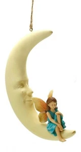 Hada de la Luna Creciente Luz de la Luna Conversación Brillo en la Oscuridad MG 403 Jardín en Miniatura - Imagen 1 de 6