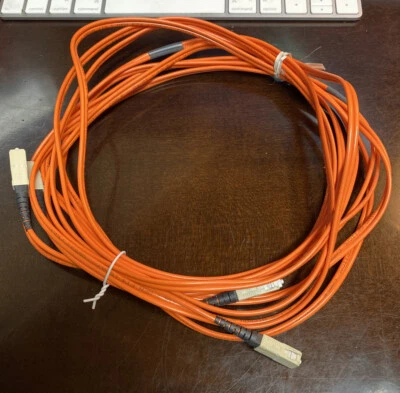 15ft 4.5m Fiber Optic Cable, SC/SC Multimode Duplex 62.5/125  - Image 1 of 3