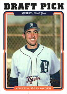 2011 Topps 60 Years Of Topps #60YOT-54 Justin Verlander Detroit Tigers 2005 #677