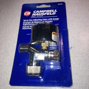 Campbell Hausfeild MP3276, Spray Gun Air Adj Valve w Gauge 1/4''  - Picture 1 of 7