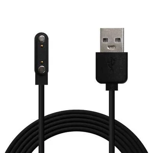 Cable de charge magnetique noir a 2 broches avec espacement de 7,62 mm - Zdjęcie 1 z 7