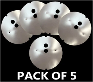 5 x ROUND Derwent Macdee Metro Toilet Cistern Syphon Diaphragm Washer Only - Picture 1 of 4