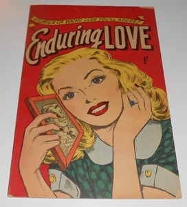 ENDURING LOVE no.1 1955 HI-SCHOOL ROMANCE Bob Powell very rare AUS EDITION - Picture 1 of 8