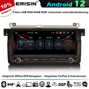 8.8“ Android 13 GPS Autoradio DAB+Navi CarPlay für BMW E46 3er M3 Rover 75 MG ZT - Bild 1 von 21