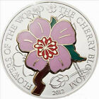 Cook 2012 Cherry Blossom 5 Dollars Silver Coin,Proof