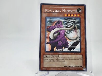 YuGiOh Big-Tusked Mammoth DR3-EN135 Dark Revelation Unlimited Rare NM - Image 1 of 2