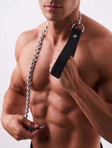 XL Soft BDSM Kettenleine Männer Bondage Leine stabile Ausführung extra robust - Bild 1 von 2
