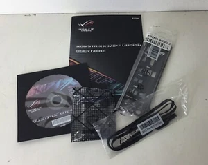 Asus ROG STRIX X370-F GAMING UserGuide w/ CD, I/O Shield SLI HB Bridge and Cable - Picture 1 of 2