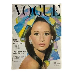 VTG Vogue Magazine February 15 1964 Brigitte Bauer by Irving Penn No Label - Picture 1 of 6
