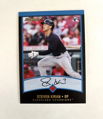 Steven Kwan RC Rookie Card ~ 2022 Topps Throwback Thursday Card #49 - Image 1 of 2