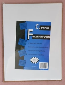 C. Jenkins Freezer Paper Sheets 8.5"X11", Quilting, Printing, New,  50/Pkg - Picture 1 of 5