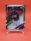 Daniel Johnson 2021 Topps Chrome RC RA-DJO On Card Auto Cleveland Indians Rookie. rookie card picture