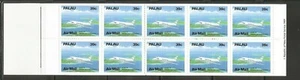Palau, SC # C19a Aircraft - Embraer EMB-110 - . Complete Booklet , MNH. - Picture 1 of 2