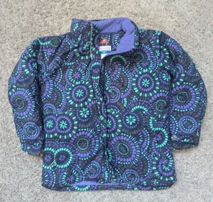 Columbia Omni Heat Girls Ski/Snowboard Jacket, Size XL (18/20), Green and Purple - Picture 1 of 5