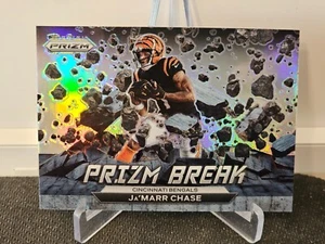 2022 Ja'Marr Chase Panini Prizm Football Prizm Break Silver Insert #PB-2 - Bild 1 von 2