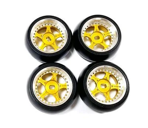 RC Drift Metal Wheels Rims Tires For Wltoys K989 K969 P929 1/28 car Wheel Tires - Picture 1 of 42