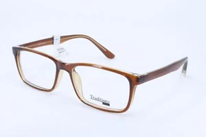Traditions Ltd T14 Brown Square Men Full Rim 55-17-145 Eyeglasses Frames - Picture 1 of 6