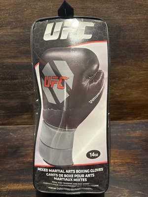 Guantes de Boxeo MMA Kickboxing UFC 14oz Hombres/Mujeres Negros 2012 NUNCA USADOS Caja Abierta Foto 1 de 4