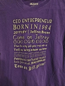 Bo Burnham Inside Jeffery Bezos Lyric Tshirt Homemade Purple - Bild 1 von 4