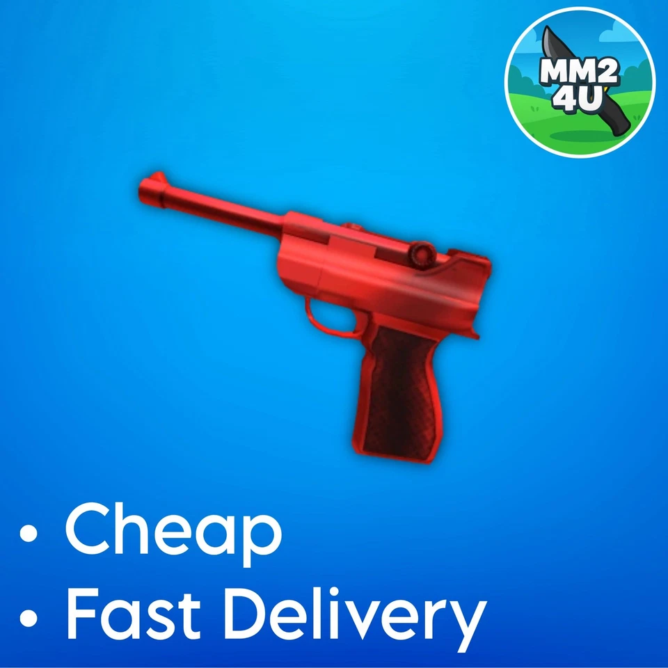 Red Luger MM2 | Murder Mystery 2 Godly Weapon (Barato)    - Imagem 1 de 1