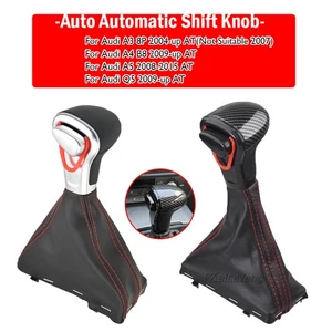 4G1713139 LHD Gear Shift Knob Shifter For Audi A3 8P 2004-up AT A5 2008-2015 AT - Picture 1 of 10