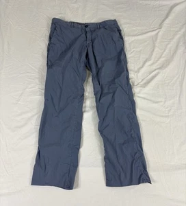 Ermenegildo Zegna Mens Blue Straight Pants Size 54/33 - Picture 1 of 13
