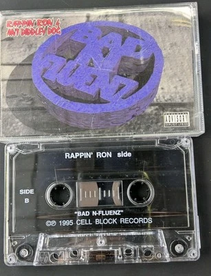 Rappin Ron & Ant Diddley Dog Bad-N-Fluenz Cassette Tape 90s Gangster Rap Hip Hop - Image 1 of 3