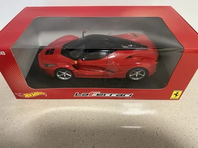 Hot Wheels 1:18 Ferrari LAFERRARI Red Diecast Supercar - NEW Sealed Box - Image 1 of 4