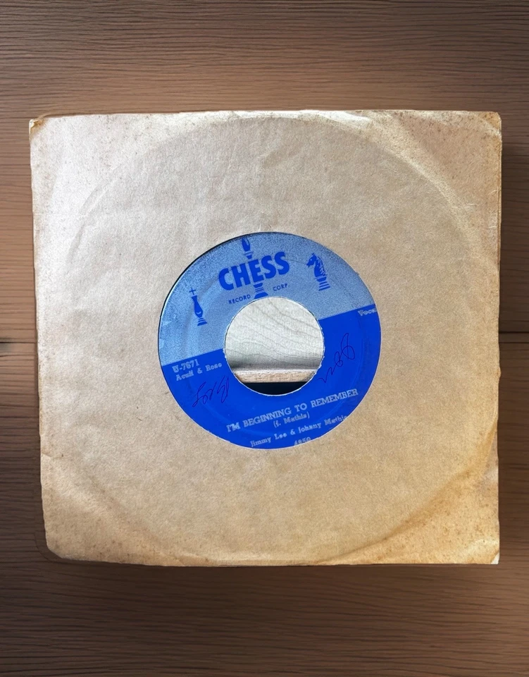 Jimmy Lee & Johnny Mathis If You Don’t Somebody Else Will 45 RPM 7" Vintage 1954 - Image 1 of 4
