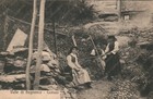 1922 VALLE DI BOGNANCO Costumi rurali contadini Verbania RARA Cartolina