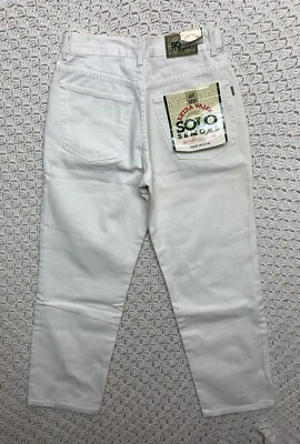 Jeans Solo Semore de Colección Años 90 Para Hombre Etiqueta 30 Aprox 28x28 Blanco Ancho Suelto Patinador Denim Foto 1 de 4
