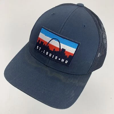 St Louis Missouri Skyline Ball Cap Hat Snapback Baseball - Image 1 of 4