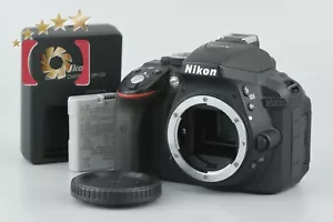 "Shutter count 4,903" Nikon D5300 Black 24.2 MP DSLR Camera Body - Picture 1 of 14