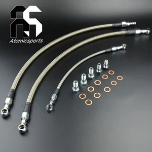 6AN Oil Water Line Kit For Nissan S13 SR20DET CA180DET T25 T28 Series TOP MOUNT - Foto 1 di 3