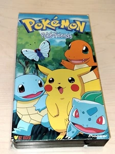 Pokemon Vol. 4 Poke Friends VHS 1999 Dubbed Squirtle Charmander Ash Balbasaur - Picture 1 of 2