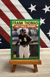 2021 Topps Series 2 FRANK THOMAS 1991 35th Anniversary All-Star Green Border