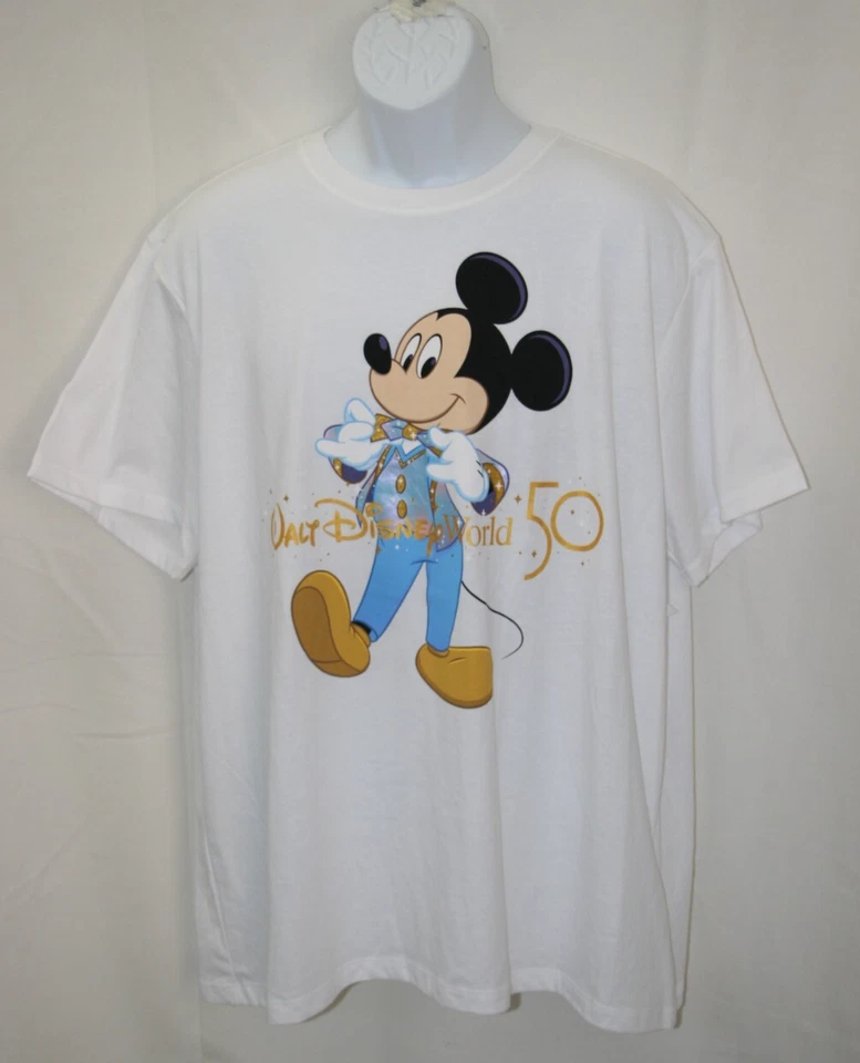 2021 Walt Disney World 50th Anniversary Mickey Mouse T-shirt XXL with Tags