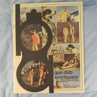 Vtg Bob Allen's Gun Club Sportswear Catalog & Price List Hunting Clothes - Image 1 of 4