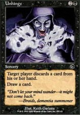 1x Unhinge - Foil MTG Torment NM Magic Foil
